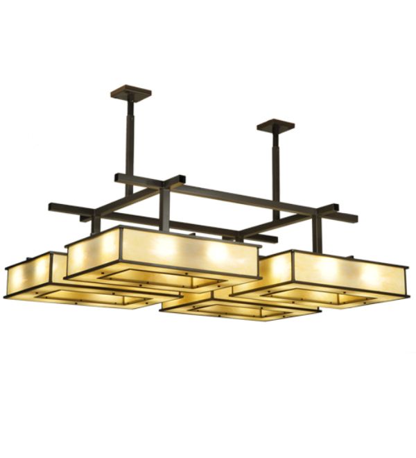 247295 68 in. Long Piazza Semi-Flushmount, Beige