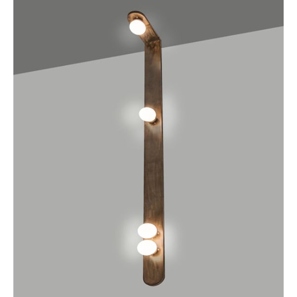 240857 6 in. Wide Sanderson 4 Light Wall Sconce, White