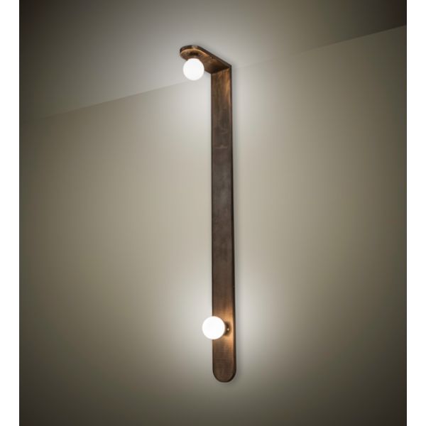 240858 6 in. Wide Sanderson 2 Light Wall Sconce, White