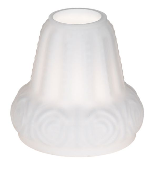 5 in. White Puffy Rose Shade Light
