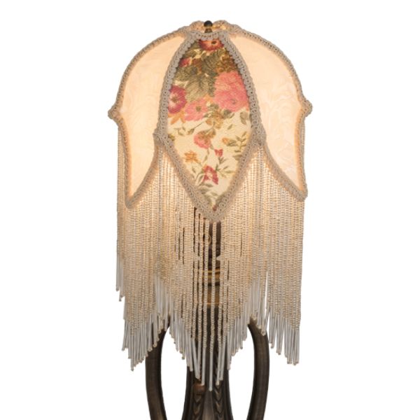 11644 7 in. Fabric & Fringe Tulip Lamp Shade
