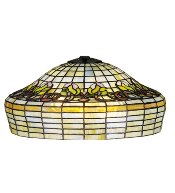 27523 18 in. Duffner & Kimberly Raised Tulip Shade Light