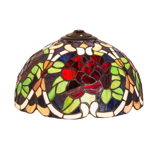 21717 12 in. Renaissance Rose Lamp Shade