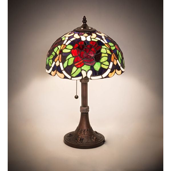 Picture of Meyda 251062 17 in. Renaissance Rose Accent Lamp