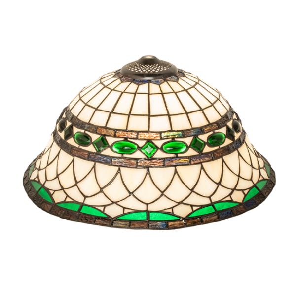 160087 16 in. Tiffany Roman Lamp Shade