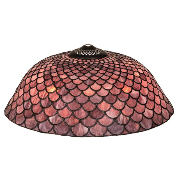 19491 16 in. Tiffany Fishscale Shade Light