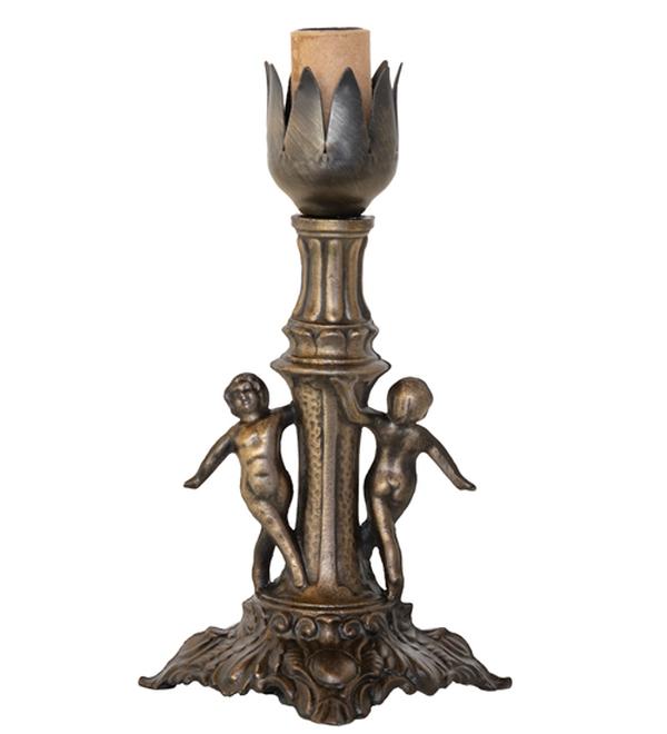 10184 6 in. Antique Brass Maidens Light Base