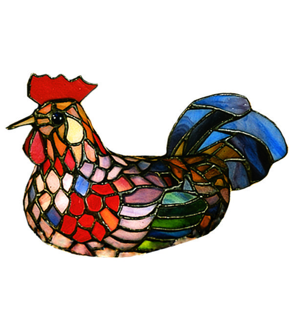 156958 6.5 in. Rooster Accent Lamp