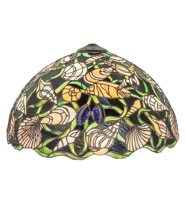 37656 20 in. Seashell Shade - Multi Color
