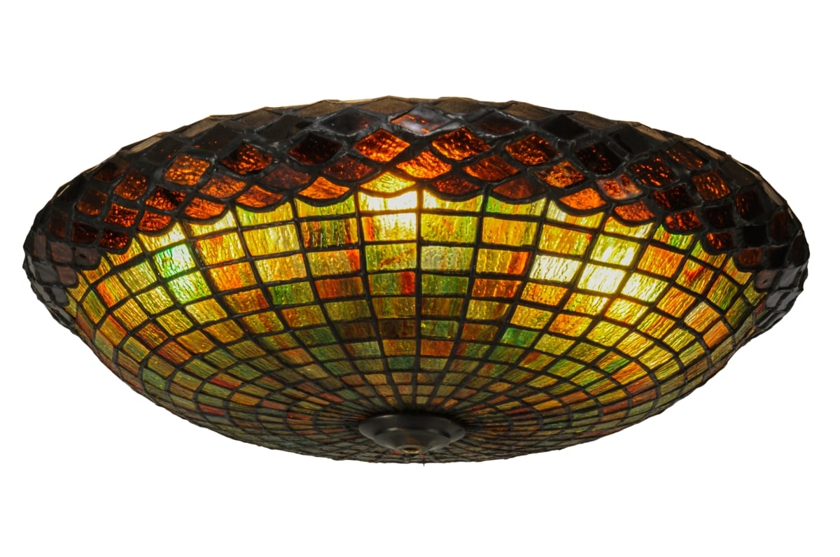 71312 18 in. Acorn Shade - Stained Glass