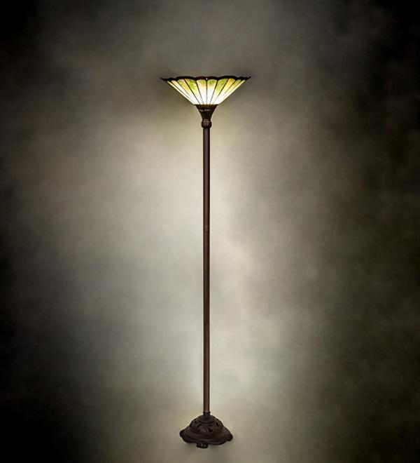 254707 70 in. Mahogany Bronze Caprice Floor Lamp