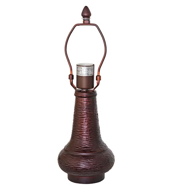 269286 15 in. Mahogany Bronze Crafts Table Base