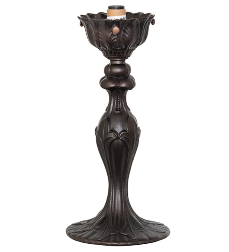 10754 9.5 in. High Nouveau Table Base - Mahogany Bronze