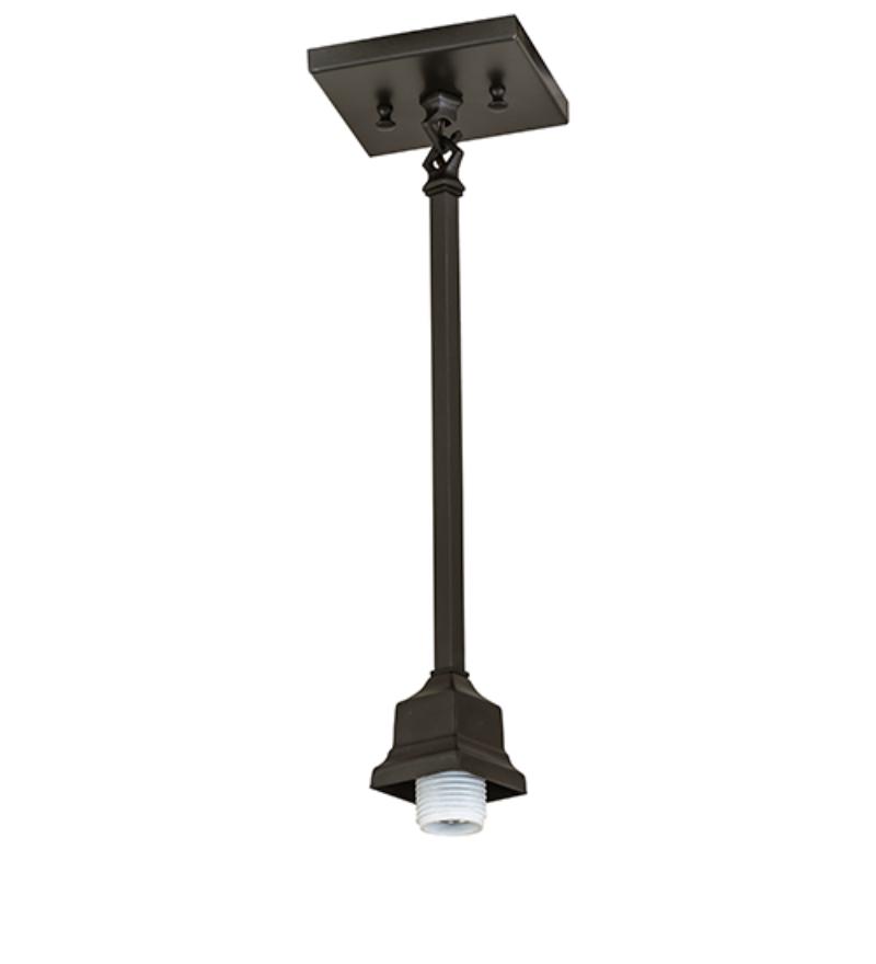 282850 5 in. Square Craftsman Pendant Hardware - Craftsman Brown