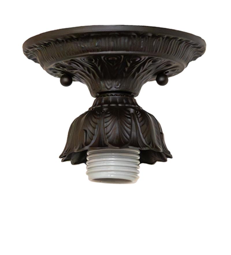 283384 5 in. Wide Victorian Flushmount Hardware - Oil Rubbed Bronze