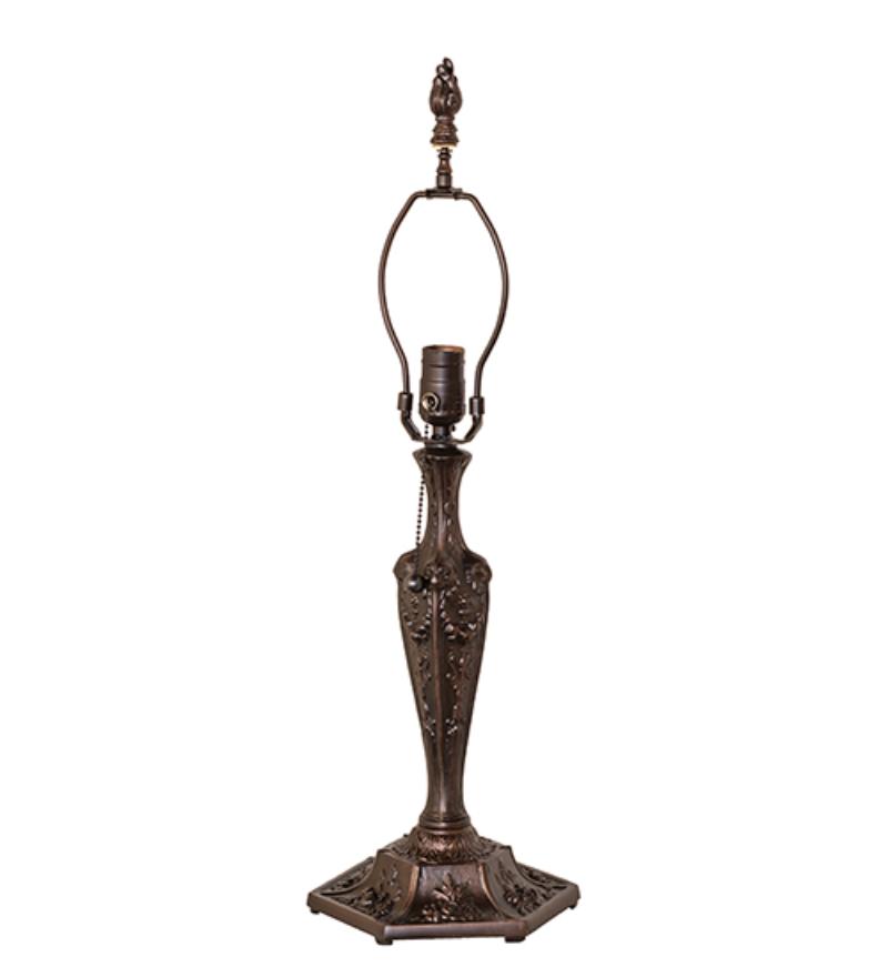 10262 14.5 in. High Lion Head Table Base - Mahogany Bronze