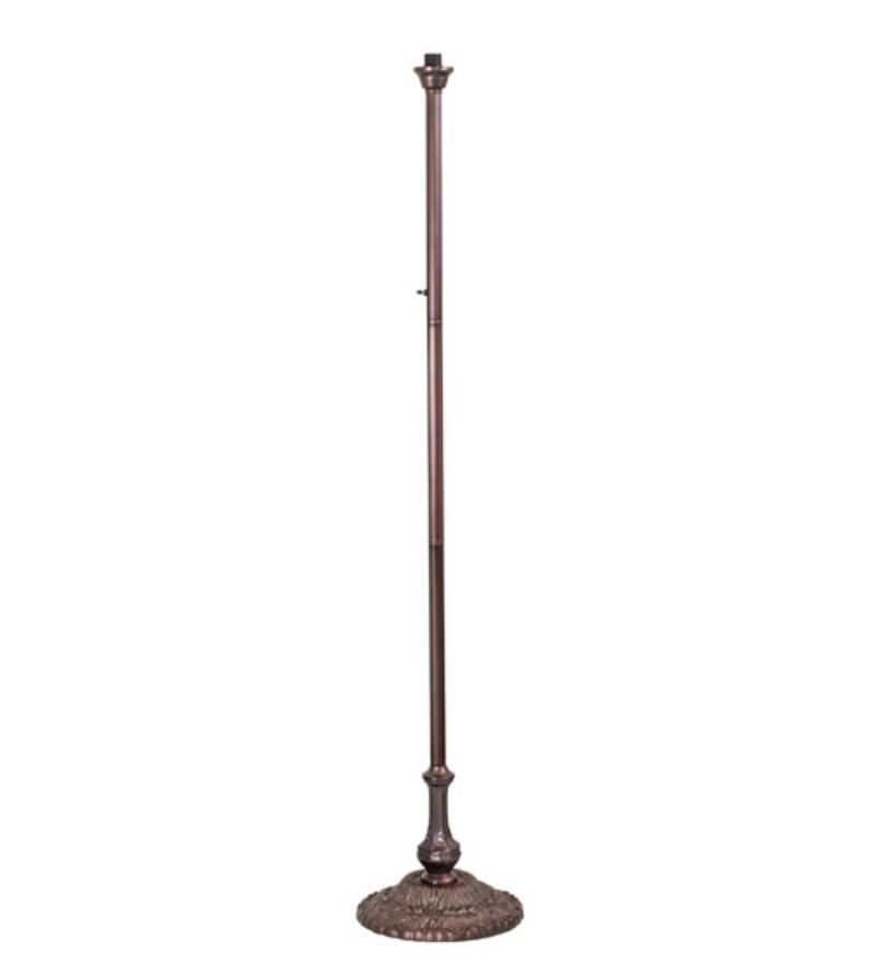 12436 66 in. High Torchiere Base - Mahogany Bronze
