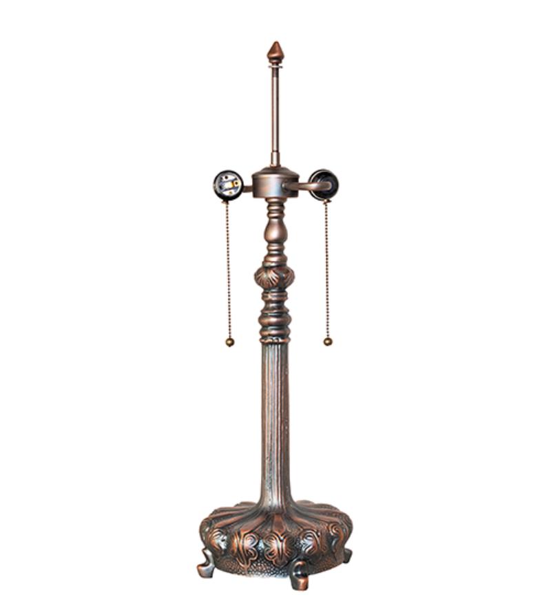 157255 25 in. High Table Base - Mahogany Bronze