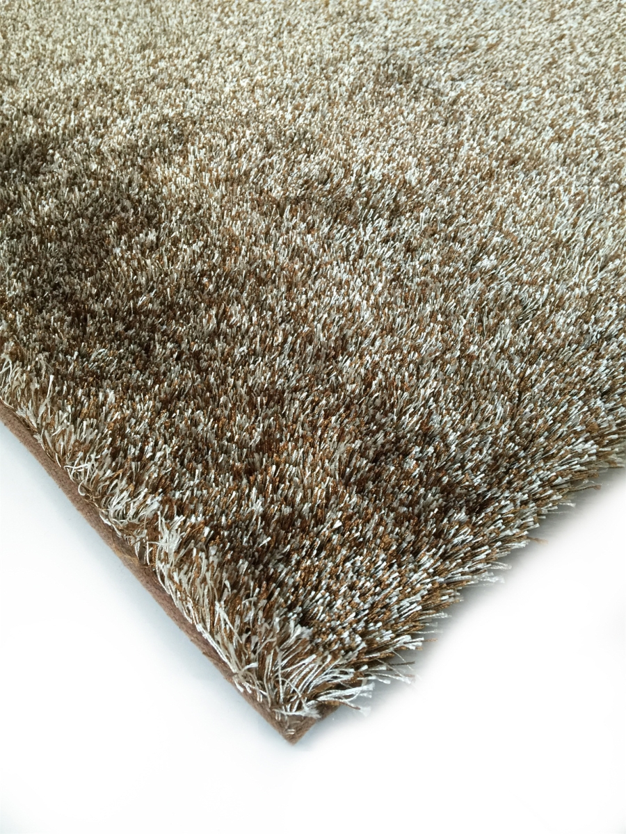 Picture of Amazing Rugs A1001-57 5 x 7 ft. Fuzzy Shaggy Hand Tufted Area Rug in Two Tone Brown & Beige