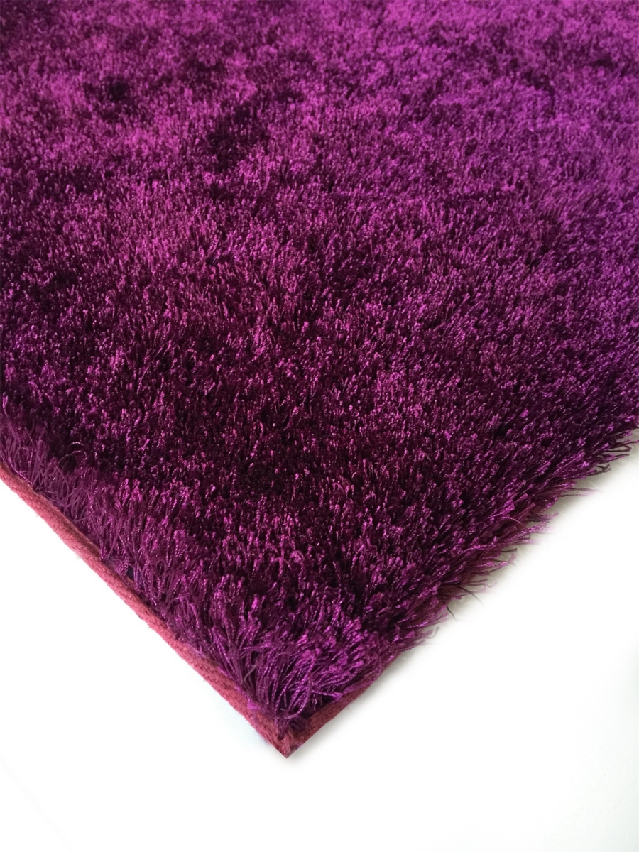 Picture of Amazing Rugs A1002-57 5 x 7 ft. Fuzzy Shaggy Hand Tufted Area Rug in Magenta
