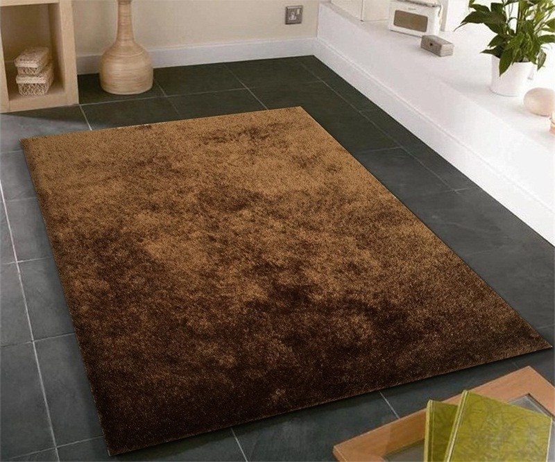 Picture of Amazing Rugs A1009-57 5 x 7 ft. Fuzzy Shaggy Hand Tufted Area Rug in Brown