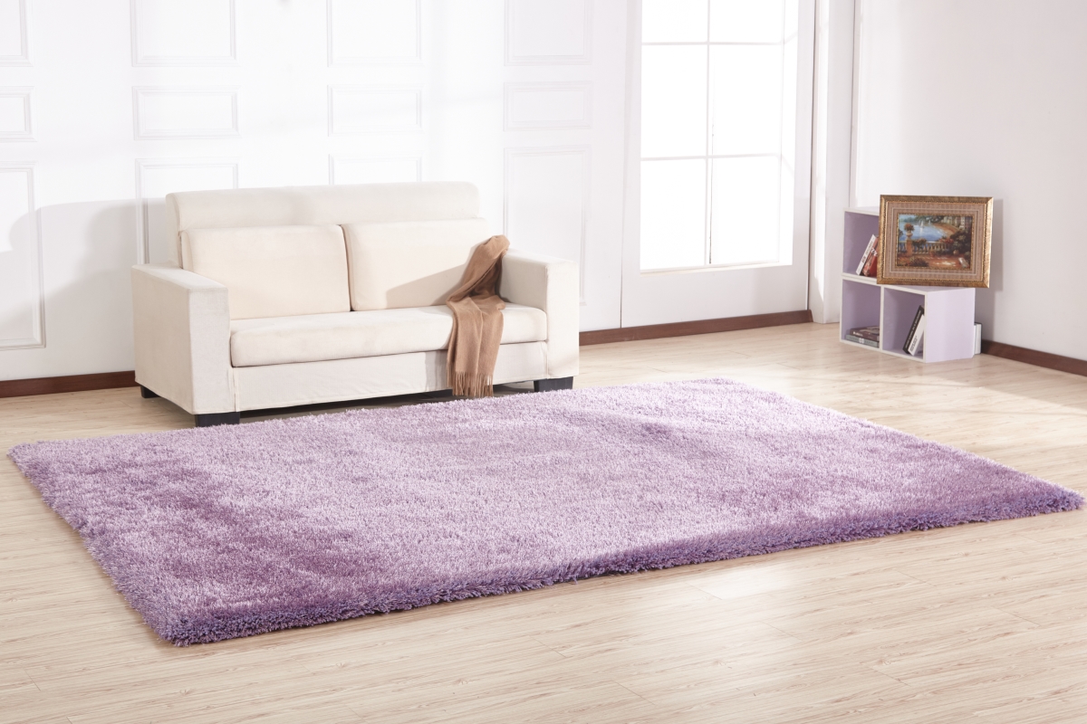 Picture of Amazing Rugs NS2005-57 5 x 7 ft. Chubby Shaggy Hand Tufted Area Rug in Lavender