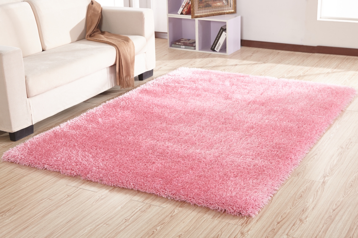 Picture of Amazing Rugs NS2014-57 5 x 7 ft. Chubby Shaggy Hand Tufted Area Rug in Pink