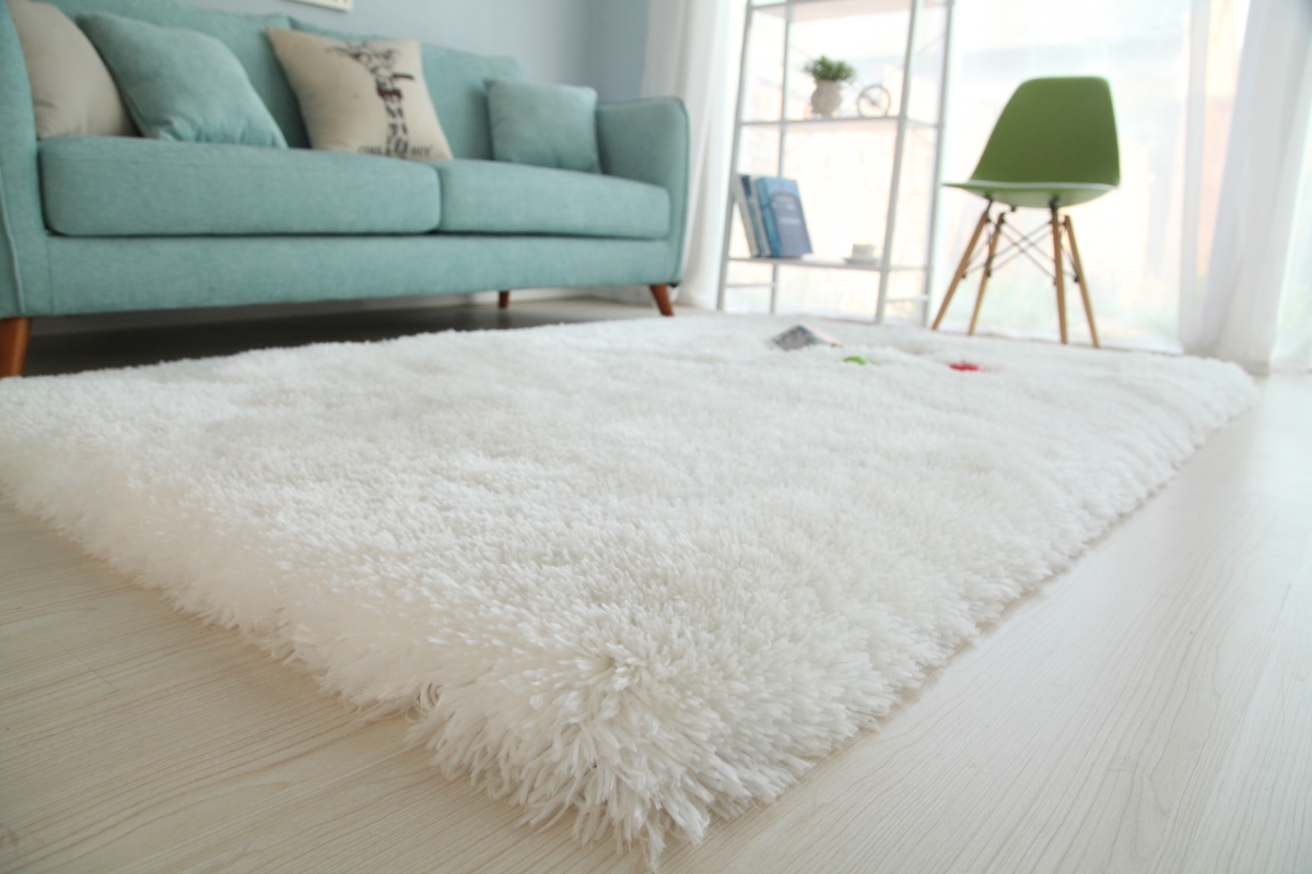 Picture of Amazing Rugs SN4001-57 5 x 7 ft. Long Pile Hand Tufted Shag Area Rug in Snow White