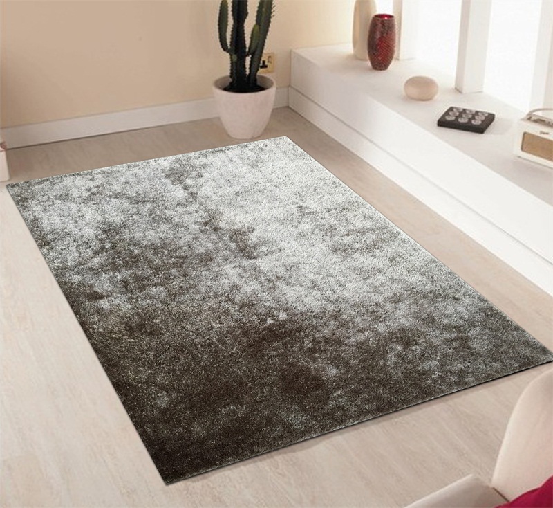 Picture of Amazing Rugs A1015-23 2 x 3 ft. Fuzzy Shaggy Silver Hand Tufted Area Rug