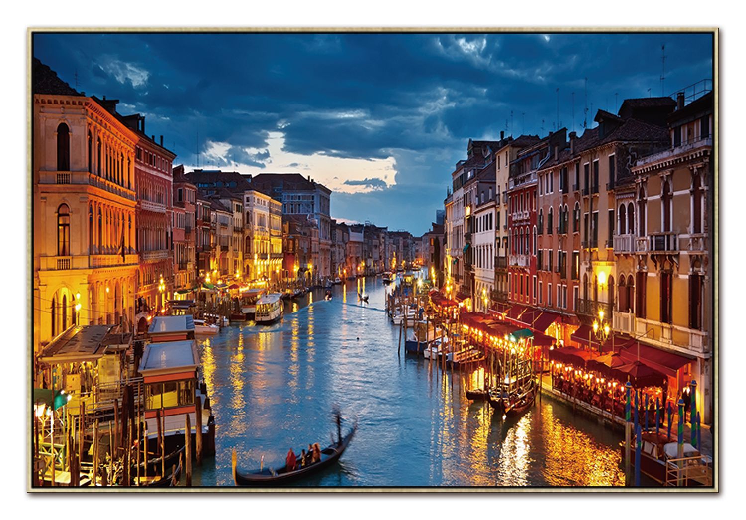 Picture of Amazing Rugs AR-7006 40 x 60 in. Oppidan Home Downtown Venice at Dusk Wall Art