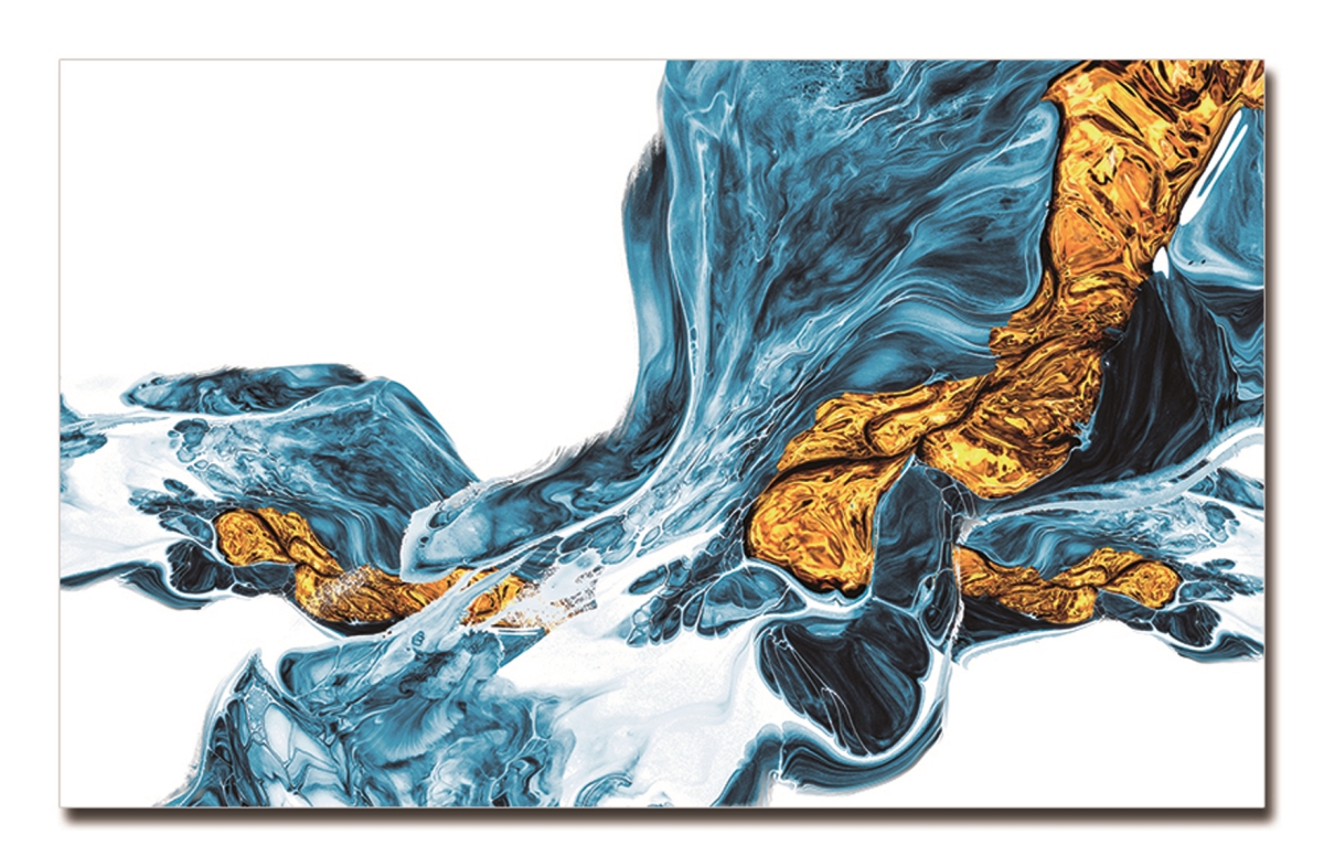 Picture of Amazing Rugs AR-55038 32 x 48 in. Oppidan Home Abstract Waterfall Acrylic Wall Art