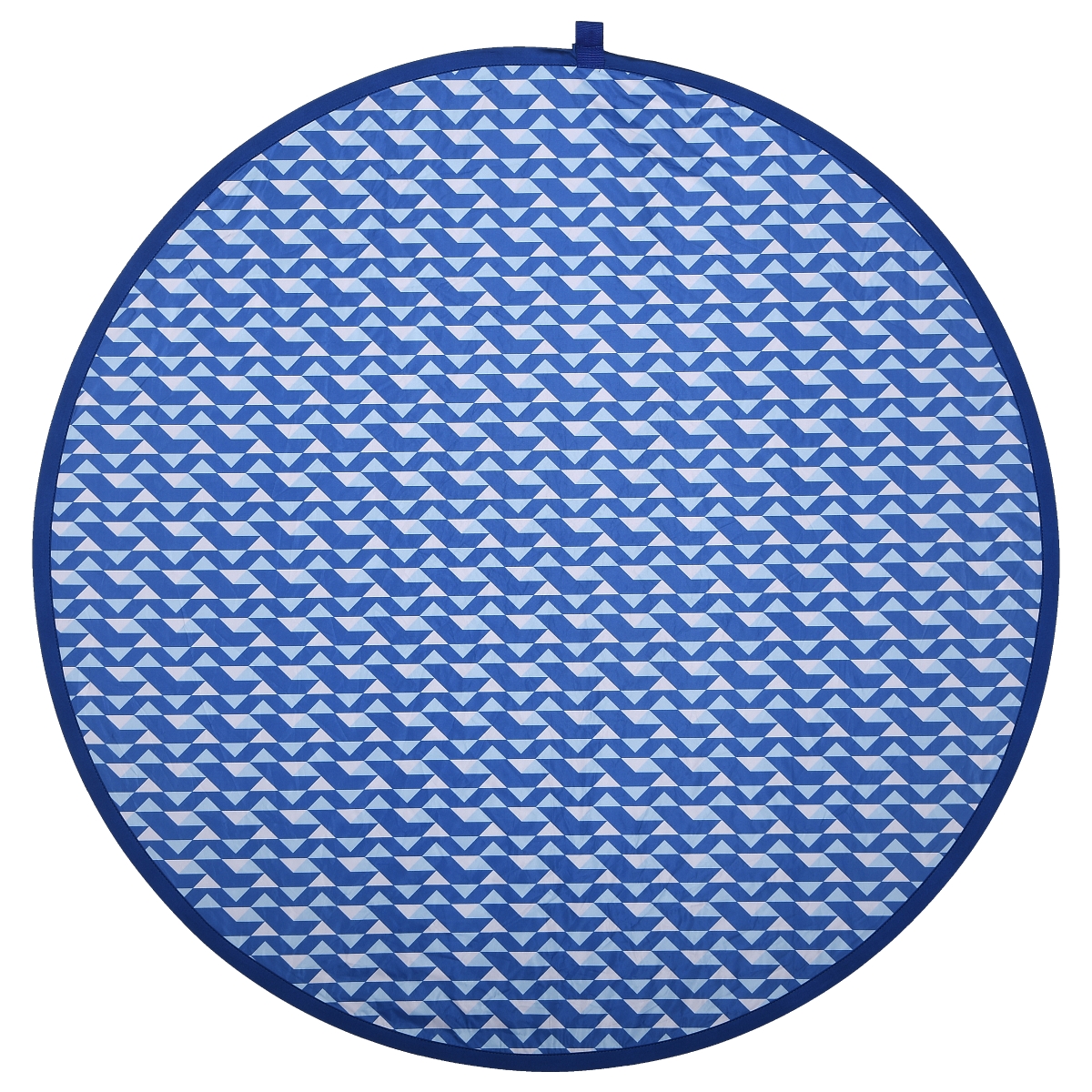 Picture of National Tree SV42-CA358074 57 in. Round Pop-Open Travel Blanket&#44; Blue