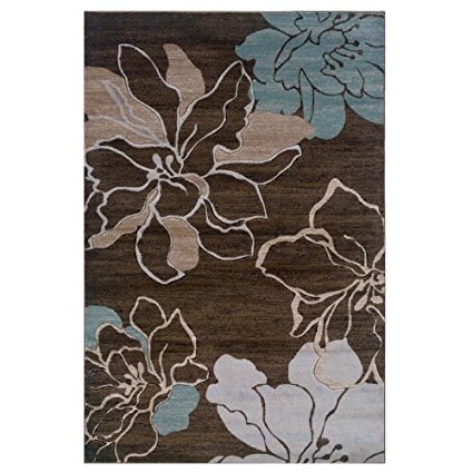 Milan Area Rug - Turquoise - 5 x 7 ft.