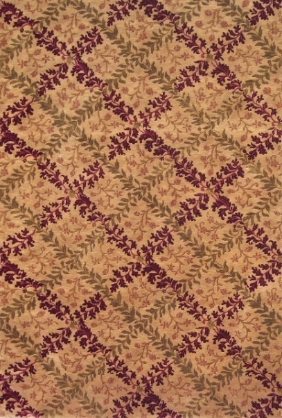 Hand Knotted Beige Rectangle Rug - 6 x 9 ft. - Durable Wool - Handmade
