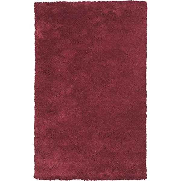 Soft Plush Rectangle Area Rug - Red - 7 ft. 6 in. x 9 ft. 6 in.