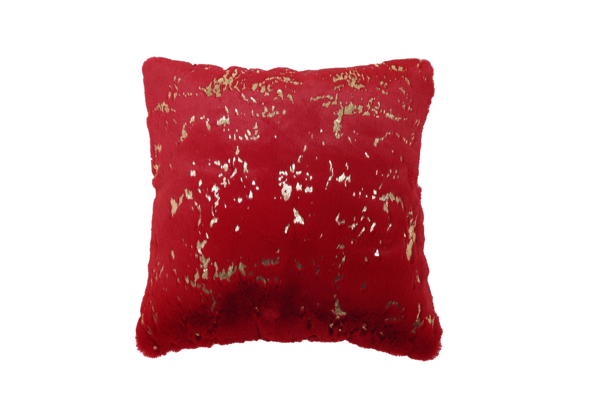 BREAPIL8071818 Brea Pillow, Red & Gold