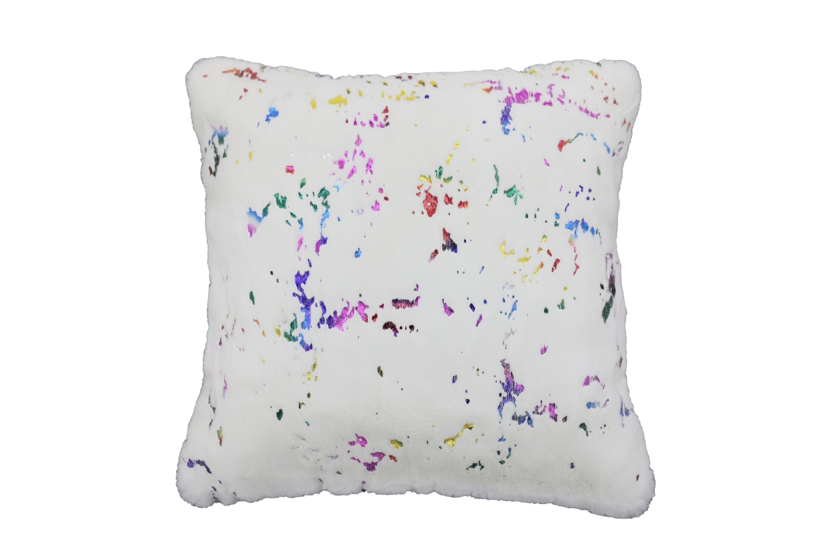 BREAPIL8081818 Brea Pillow, White & Multi Color