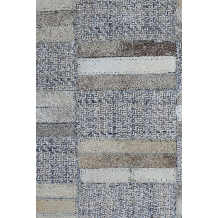 TEX32158 5 x 8 ft. Texas Rustic & Contemporary Rectangle Area Rug - Blue & Gray