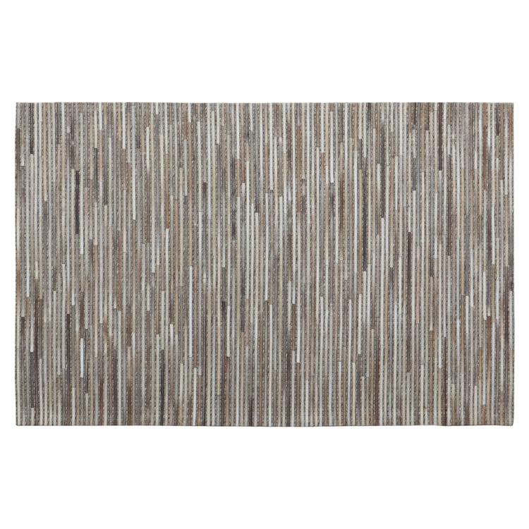 TEX52758 5 x 8 ft. Texas Rustic & Contemporary Rectangle Area Rug - Brown