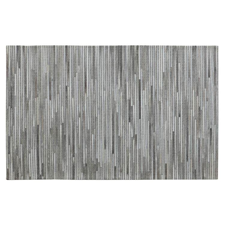 TEX52858 5 x 8 ft. Texas Rectangle Area Rug - Gray