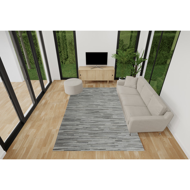 TEX528912 9 x 12 ft. Texas Rectangle Area Rug - Gray