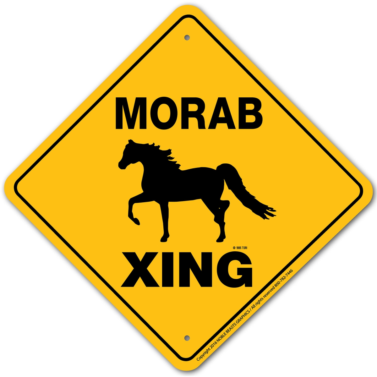 20004 Morab Xing Aluminum 12 in x 12 in 4