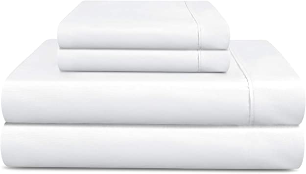 Picture of Fisher West New York CP-410TC-Snow White-Full Full Size Anti Microbial Bed Sheets Fits 17 in. Mattress&#44; Snow White