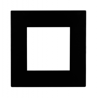 Picture of Nicor Lighting DLE4-TR-SQ-BK Square Black Faceplate for DLE4 Series Square Downlight