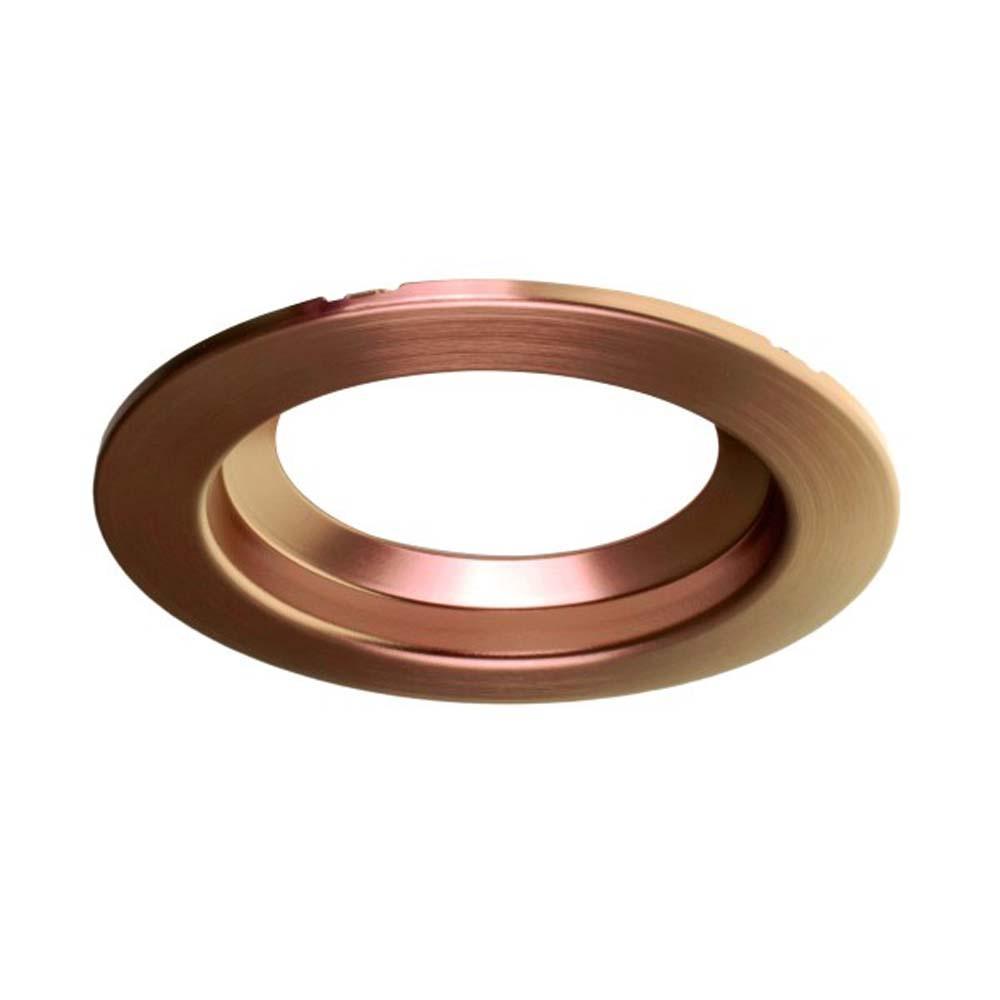 Picture of Nicor Lighting DCR4-TR-AC 4 in. DCR4 Series Aged Copper Metallic Trim for DCR4 LED Downlight
