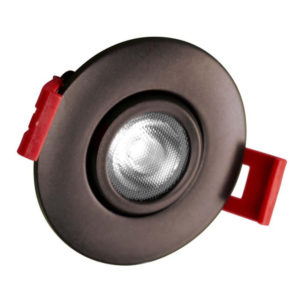 Picture of Nicor Lighting DGD211204KRDOB 2 in. Oil-Rubbed Bronze LED Gimbal Recessed Downlight - 4000K