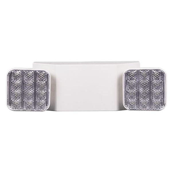 LED Emergency Light Fixture - White - Adjustable - 90-Minute Backup