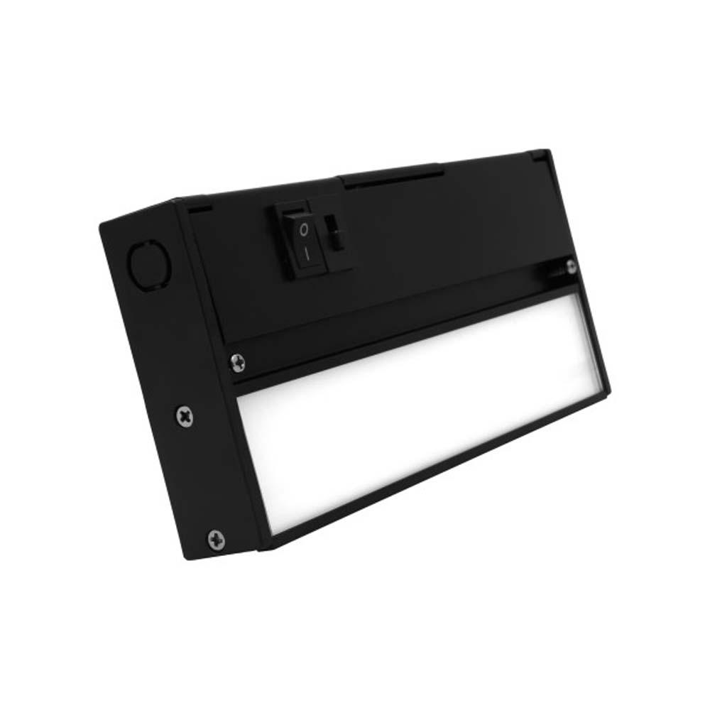 Picture of Nicor Lighting NUC508SBK 8 in. NUC-5 Series Black Selectable LED Under Cabinet Light