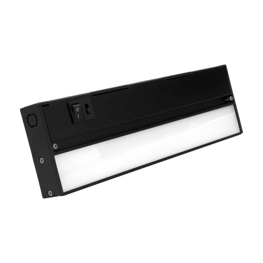 Picture of Nicor Lighting NUC512SBK 12.5 in. NUC-5 Series Black Selectable LED Under Cabinet Light