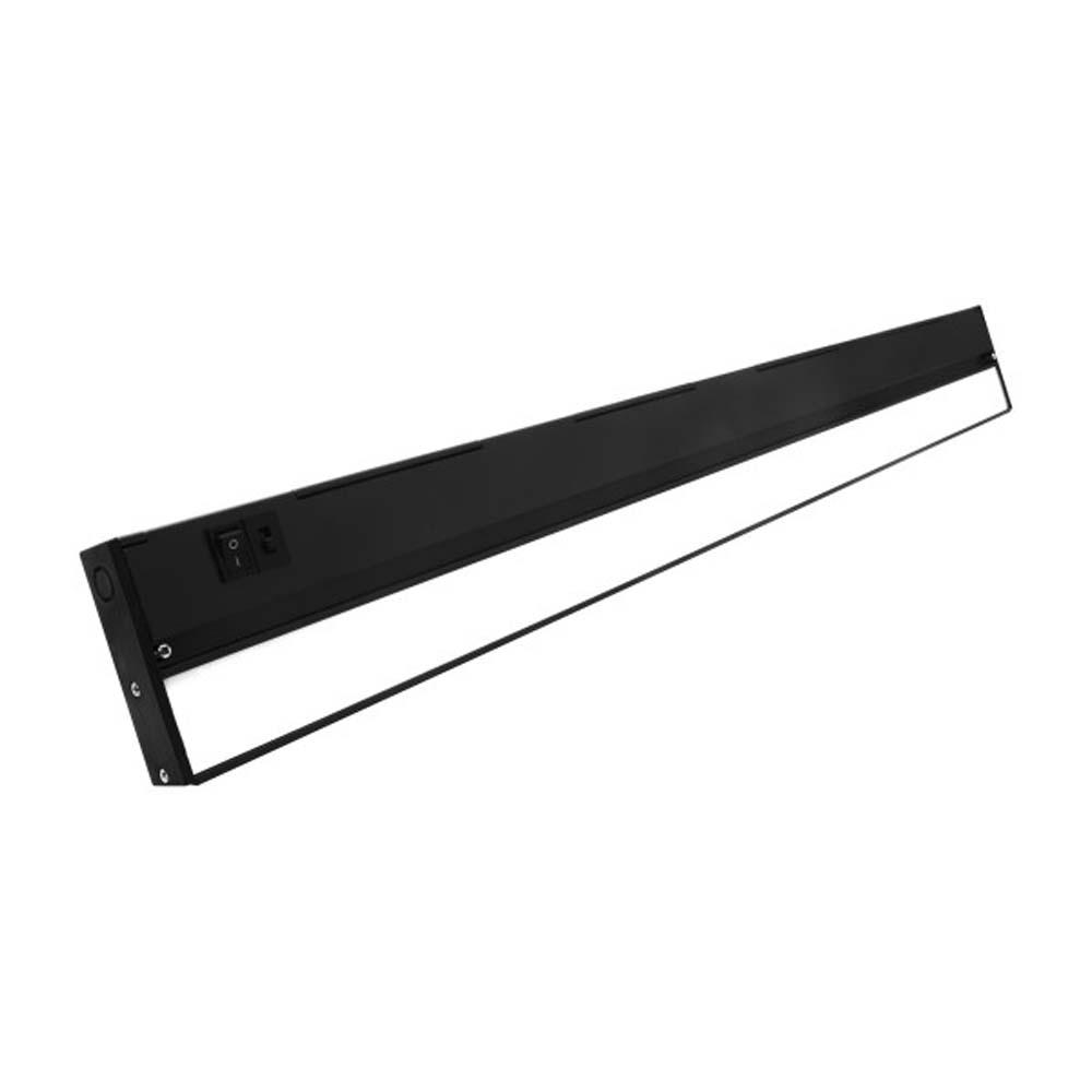 Picture of Nicor Lighting NUC530SBK 30 in. NUC-5 Series Black Selectable LED Under Cabinet Light